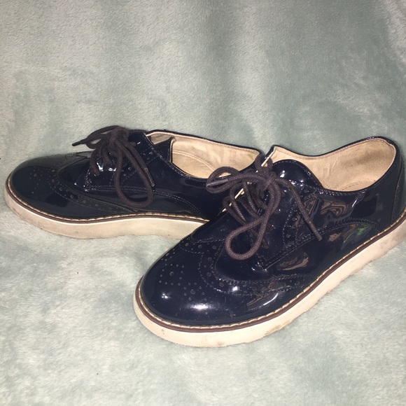 Zara Kids Navy Blue Oxford - Picture 4 of 6